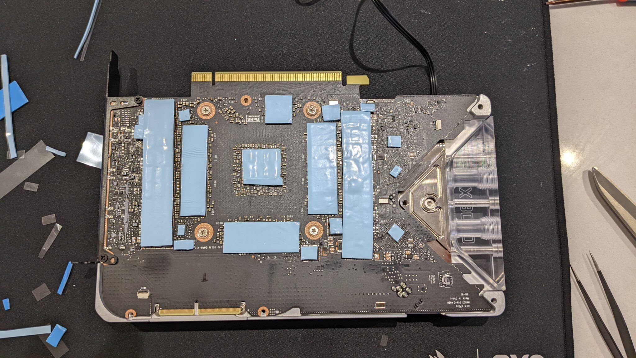 How to NVIDIA 3090 FE waterblock installation / thermal pad replacement