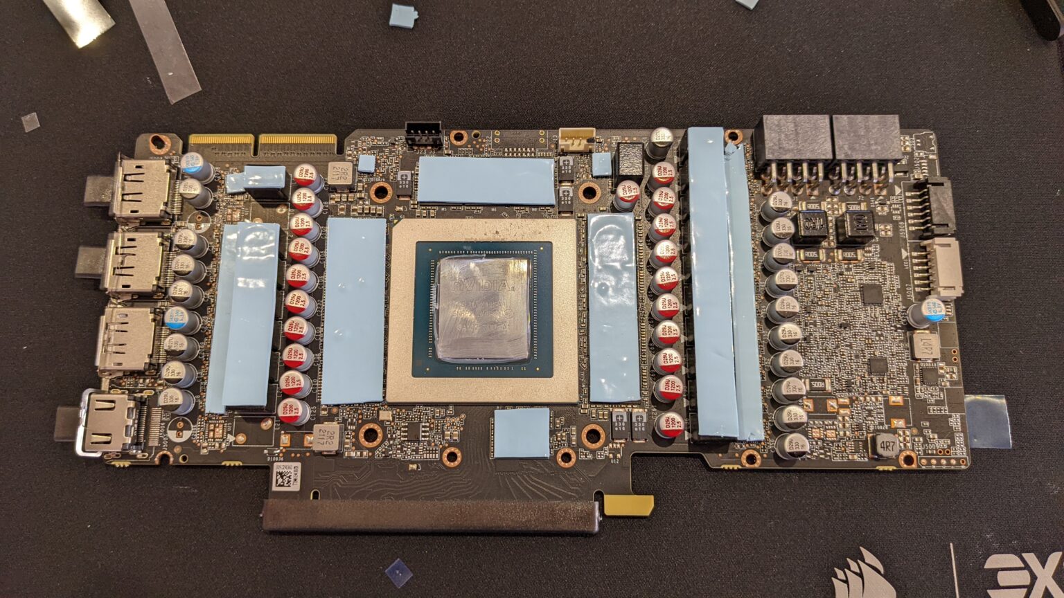 How to Zotac 3090 Trinity waterblock installation / thermal pad